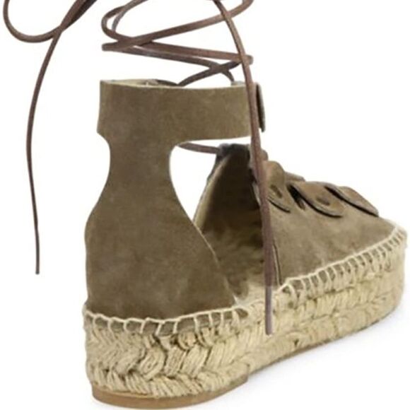 Lace Up Gladiator Platform Espadrille Sandals - Soludos - Picture 6 of 6